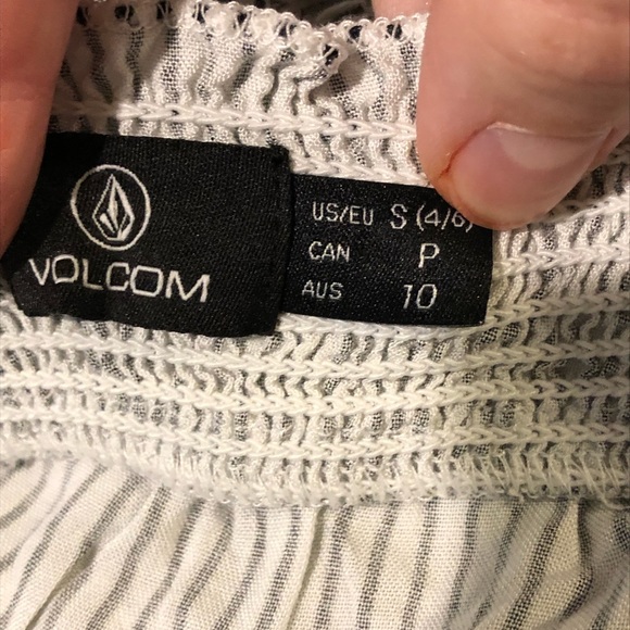 Volcom Black and White Crop Top - Picture 5 of 5